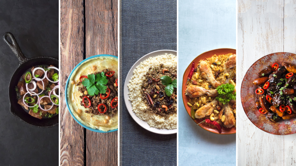 food collage